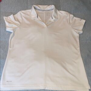 Nike Women's White Short Sleeve Polo Tee